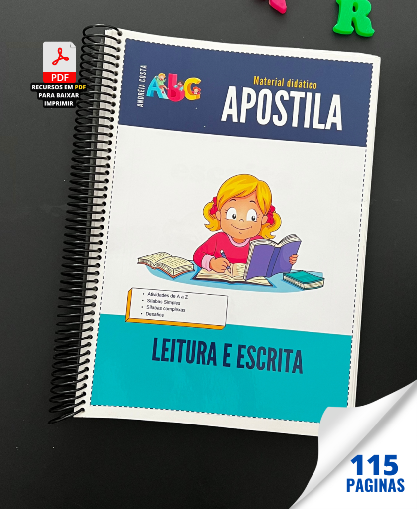 Apostila De Leitura E Escrita Recursos Pedagogicos Andr Ia Costa