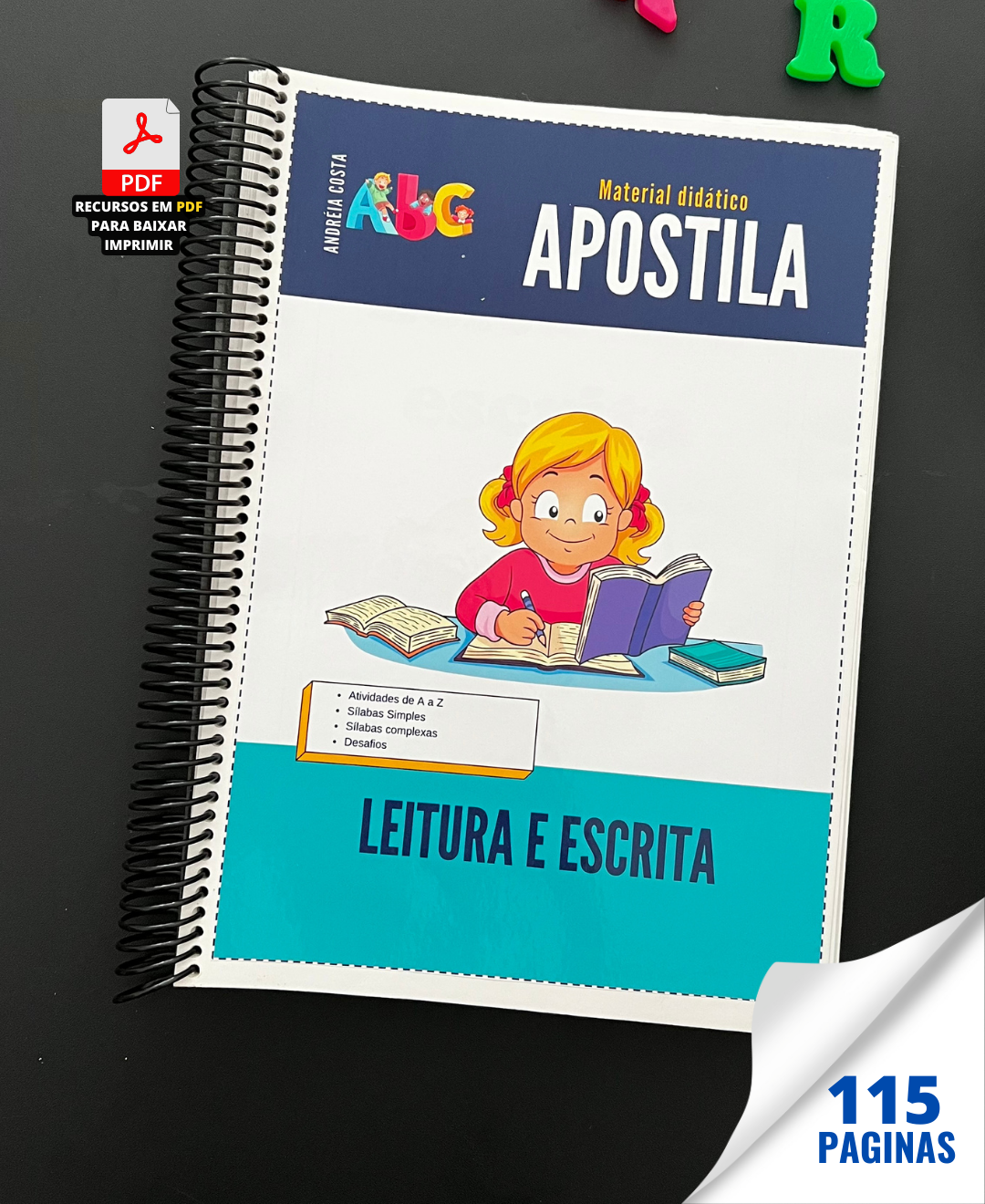 Apostila de Leitura e Escrita – Recursos Pedagogicos- Andréia Costa